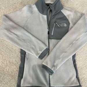 The North Face Two-Tone Gray Fleece Jacket